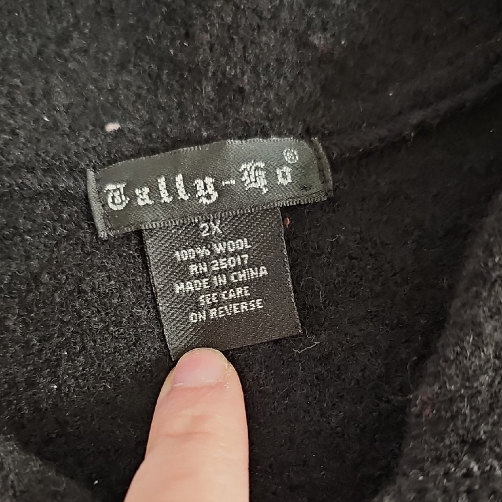 🟠D3🔹️❤️Tally Ho Classic Black Vest - Picture 2 of 4